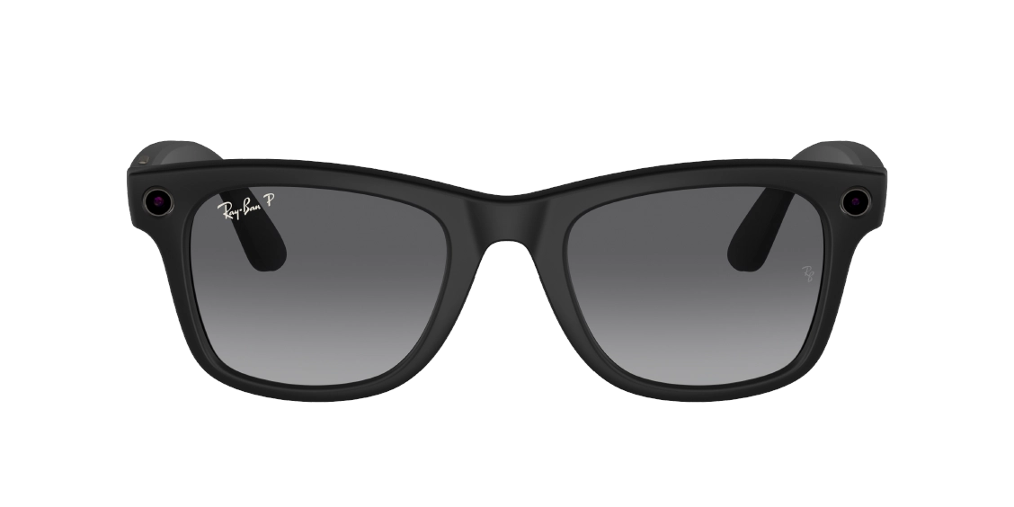 Умные очки Ray-Ban Meta Wayfarer RW4008 Matte Black/Polar Gradient Graphite 601S/T3 размер M