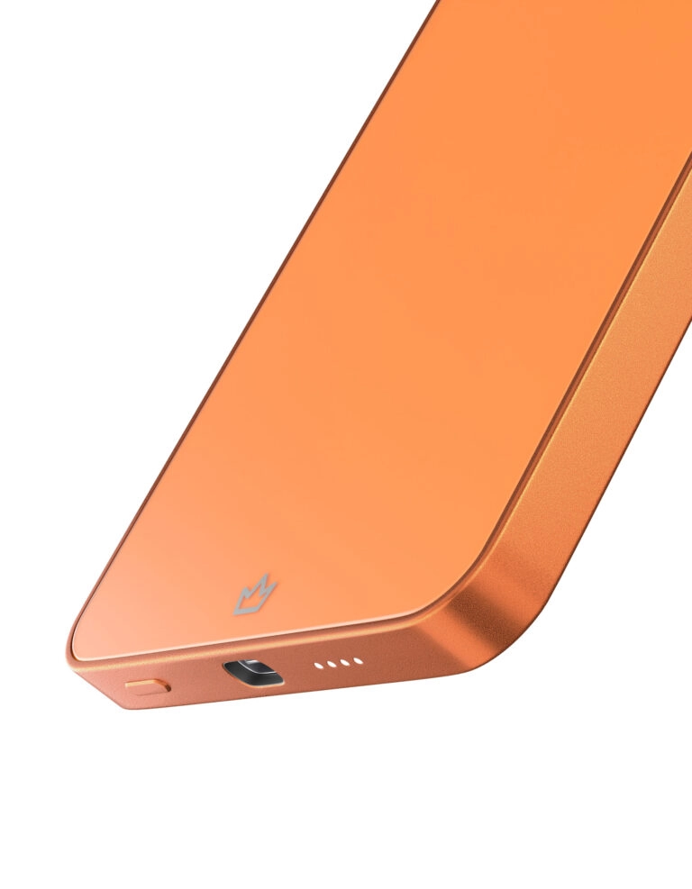 Внешний аккумулятор MagSafe VLP Diamond Energy (Qi2) 5000 мА·ч, космический оранжевый