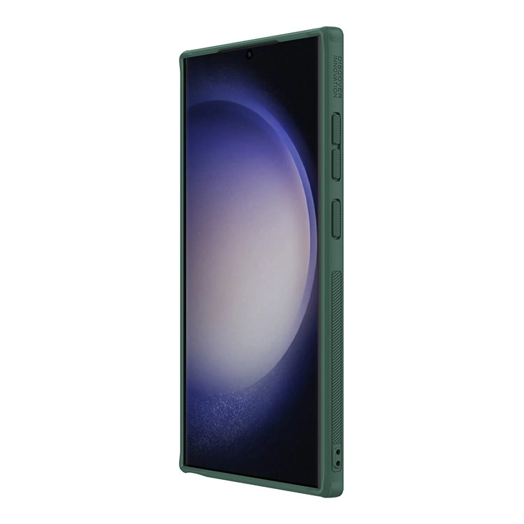 Чехол Nillkin для Samsung S24 Ultra Frosted Shield Pro, Темно-зеленый