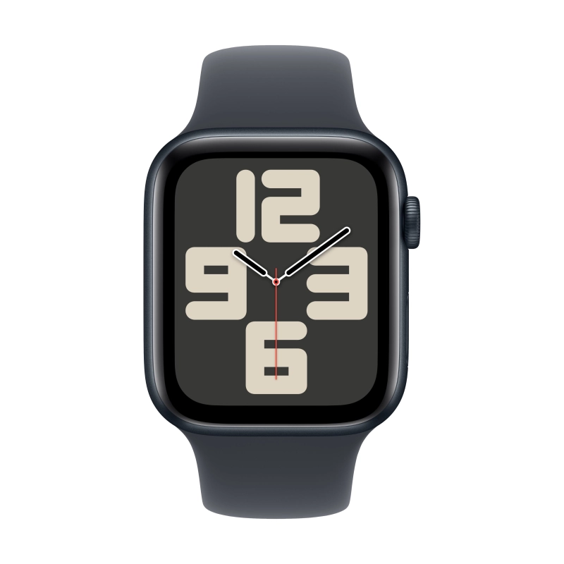 Смарт-часы Apple Watch SE (2024) - 44 mm ремешок Sport band | Черный, S/M