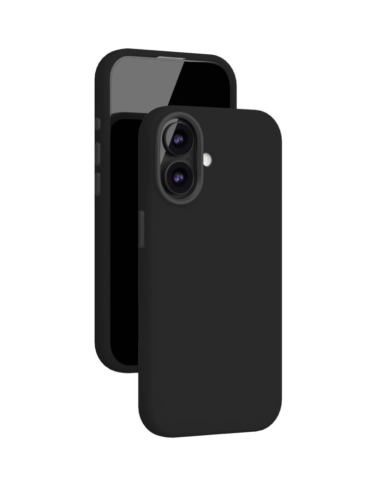 Силиконовый чехол MagSafe VLP Aster Pro Case для iPhone 17 (Чёрный | Black)