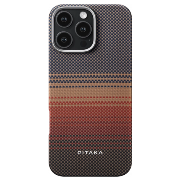 Чехол Pitaka Tactile Woven case для iPhone 16 - Sunset
