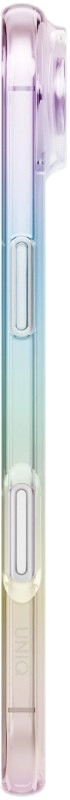 Чехол Uniq для iPhone 17 Air Iridescia (holographic) Holo Quartz (Magsafe), Радужный