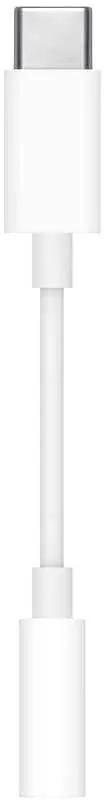 Переходник Apple MU7E2ZM/A, USB Type-C (m) - Jack 3.5 (f), белый