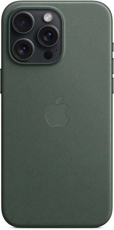 Чехол Apple MagSafe FineWoven для iPhone 15 Pro Max, Зеленый