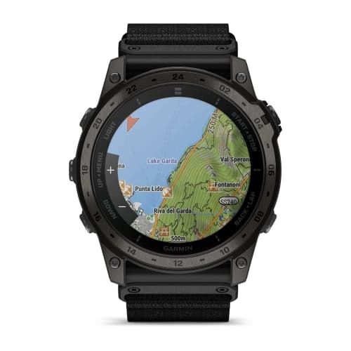 Смарт-часы Garmin Tactix 7 Amoled Edition - 51 mm, черный с черным нейлоновым ремешком