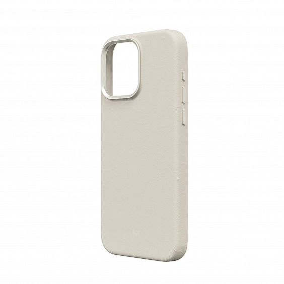 Чехол для iPhone 15 Pro Max Eco Leather Case Ivory