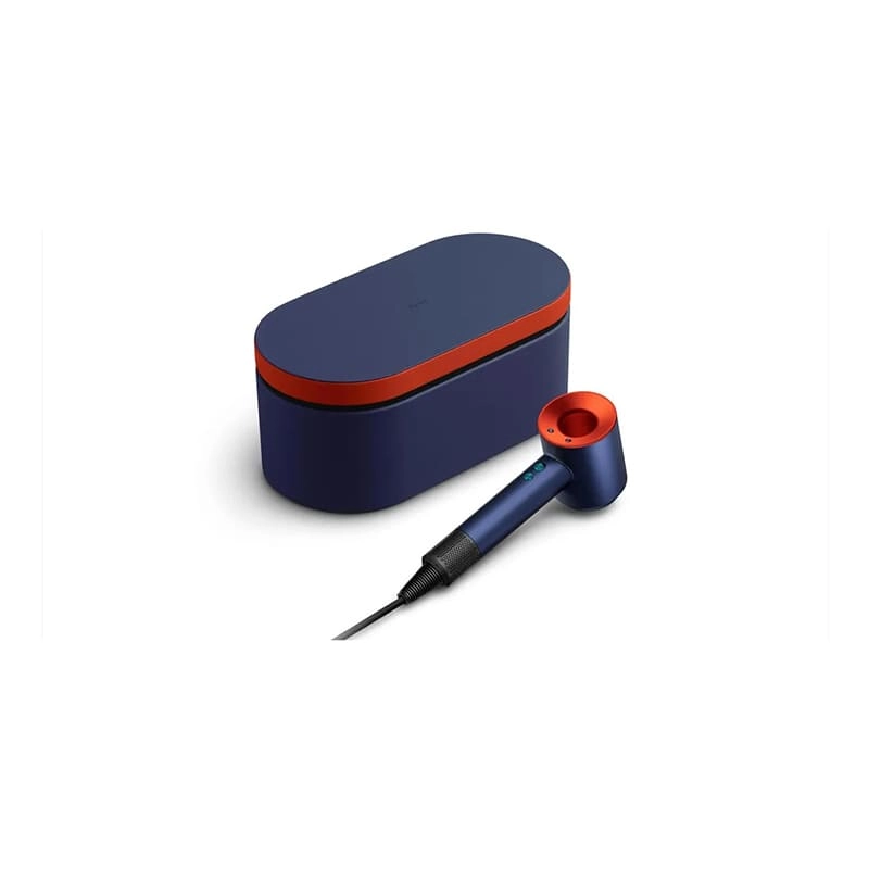Фен Dyson Supersonic HD15, синий (Prussian Blue/Topaz Orange)