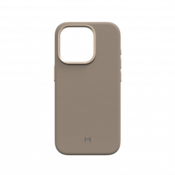 Чехол для iPhone 15 Pro Eco Leather Case Latte
