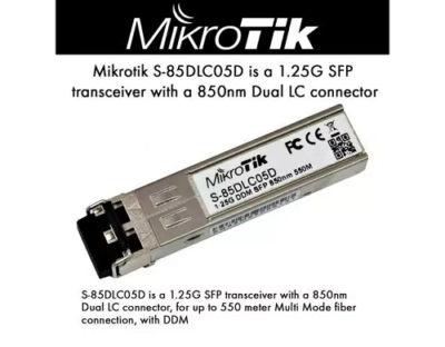 Трансивер MikroTik S-85DLC05D, SFP, 1.25 Гбит/с