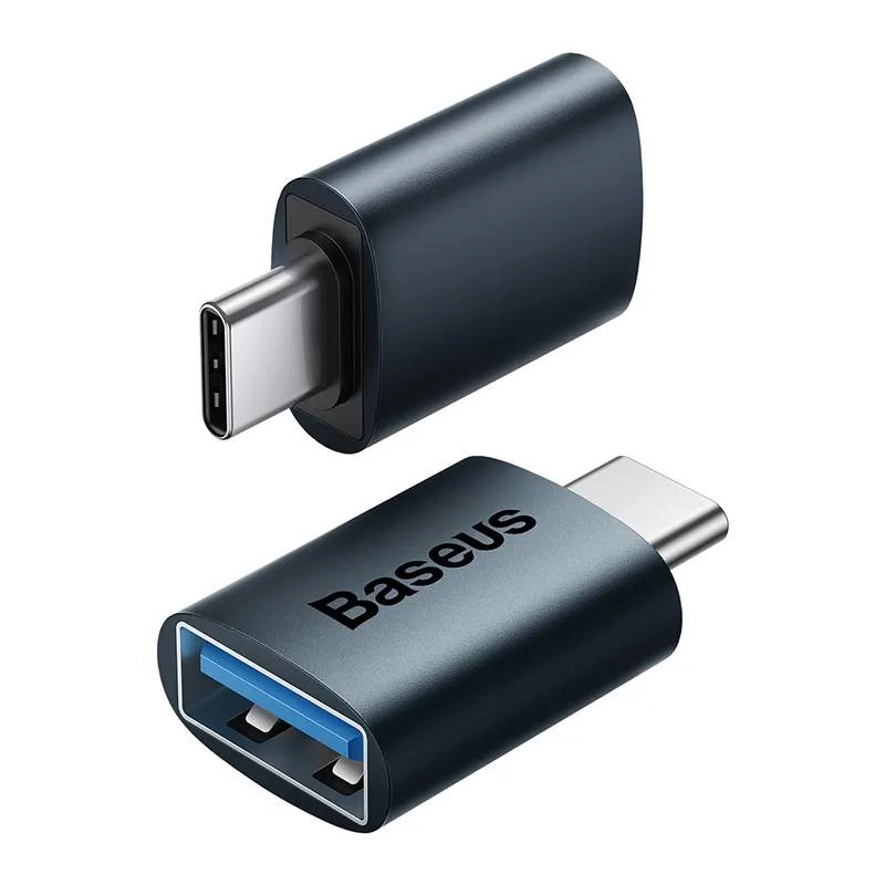 Переходник Baseus USB-C/USB-A ZJJQ000001 Black