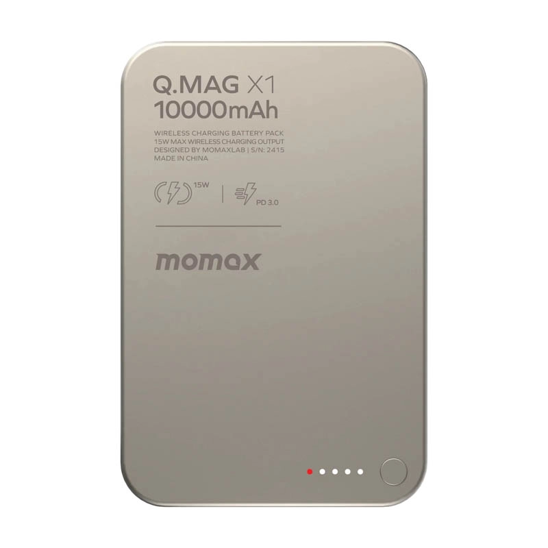 Внешний аккумулятор Momax Q.Mag X1 10000mAh Серебристый