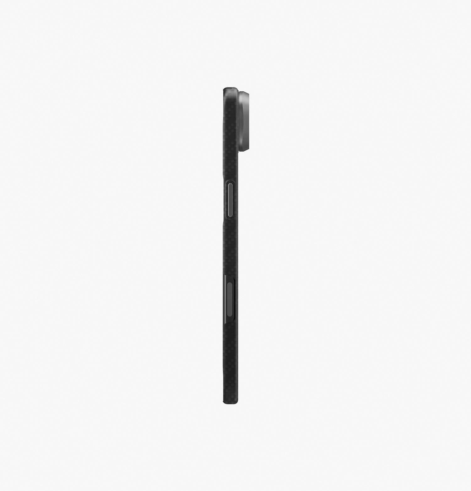 Чехол Uniq для iPhone 17 Air KEVA Kevlar Carbon Black (MagSafe)