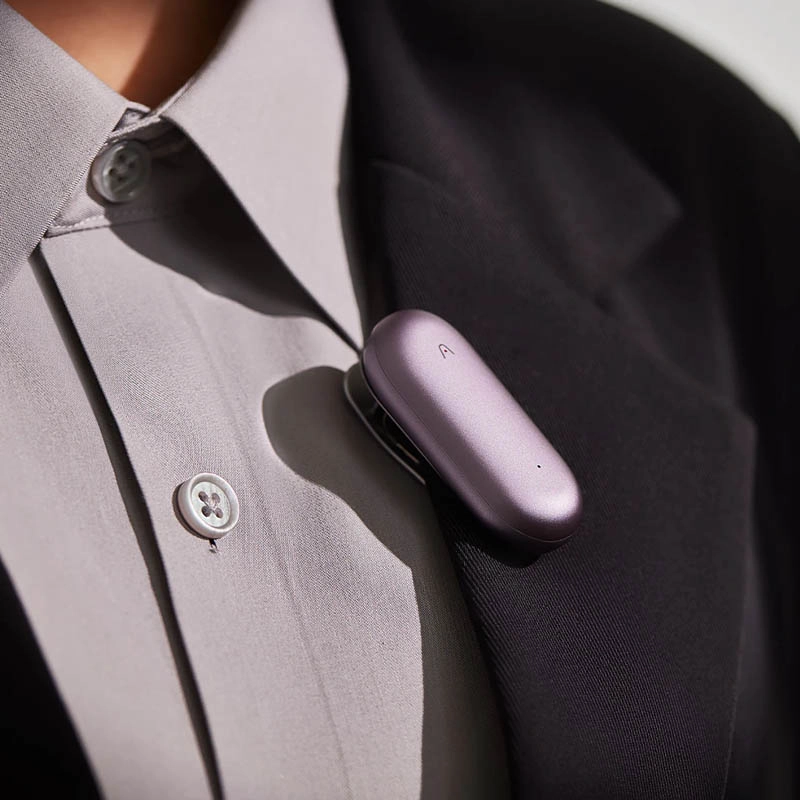 Диктофон Plaud Note Pin с ChatGPT, 64 ГБ, Фиолетовый