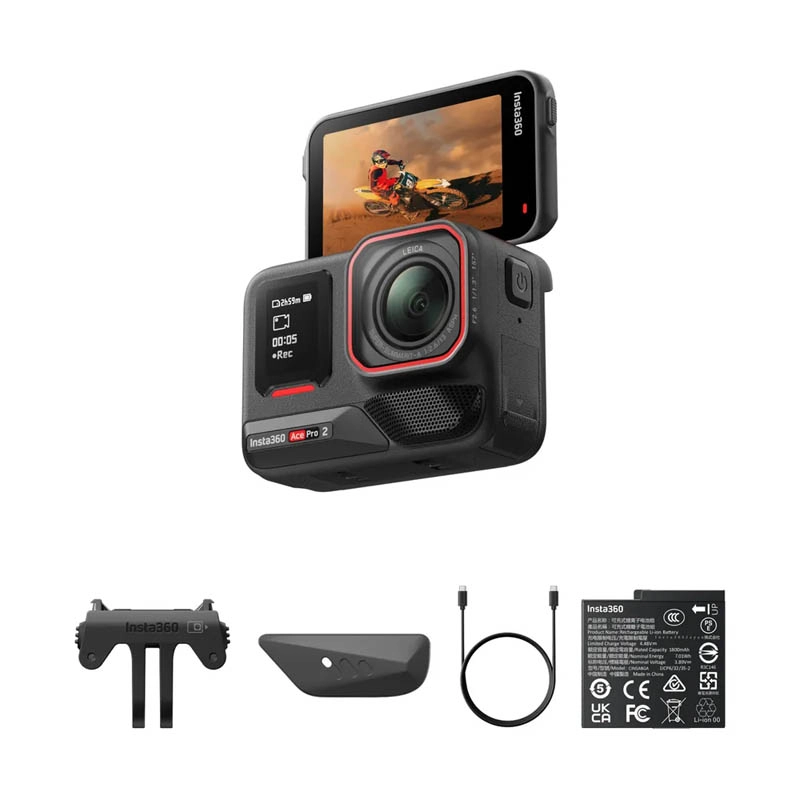 Экшн-камера Insta360 Ace Pro 2, Черный
