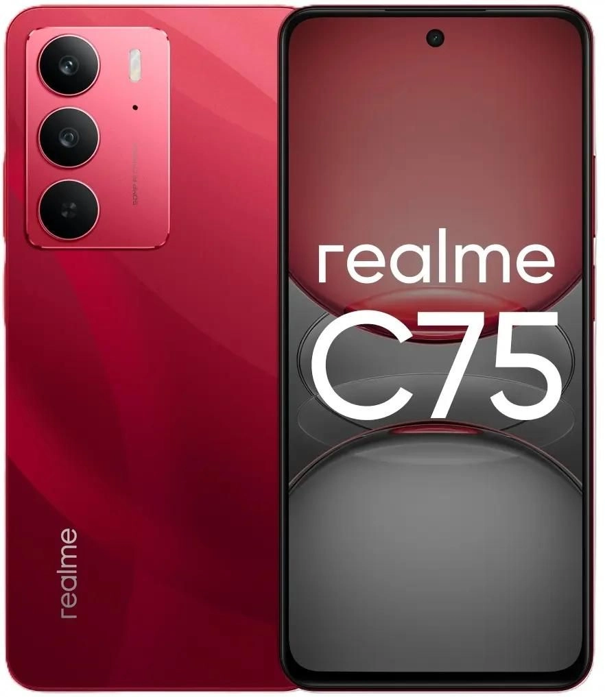 Смартфон realme C75,  8/128 ГБ Красный