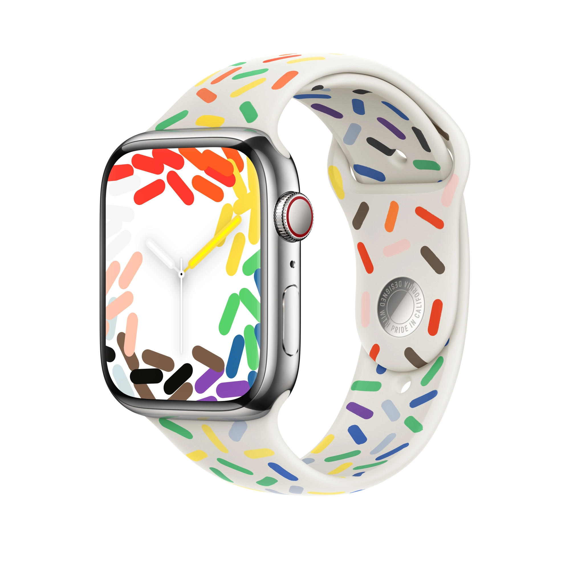 Ремешок для Apple Watch 45 мм Pride Edition Sport Band - S/M (MUQ33)