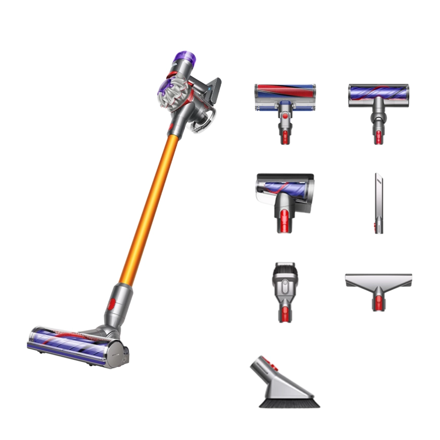 Беспроводной Пылесос Dyson V8 Absolute SV25 Silver/Yellow