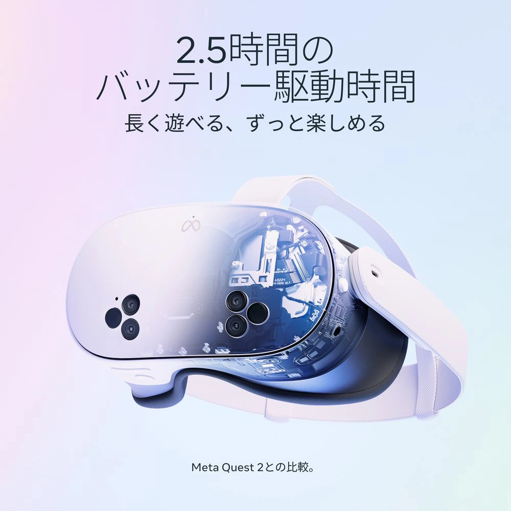 Шлем виртуальной реальности Meta Quest 3S 256 ГБ, белый