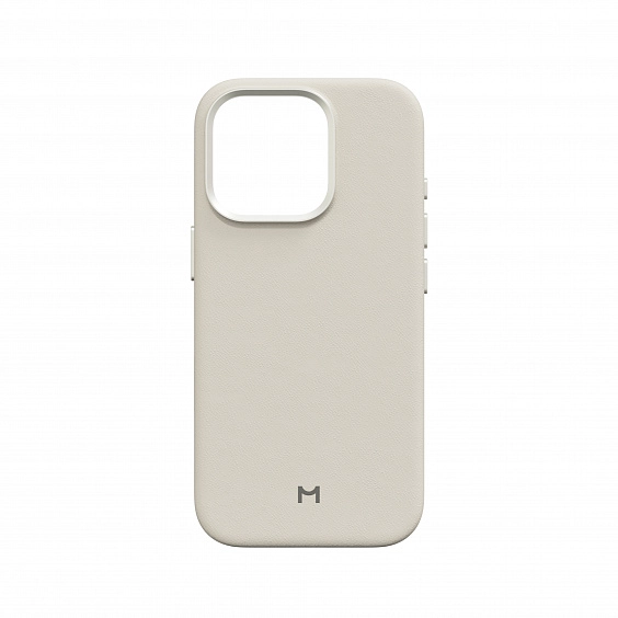 Чехол для iPhone 16 Pro Eco Leather Case Ivory