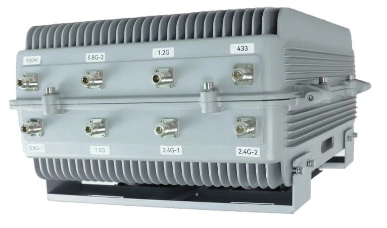 Подавитель дронов Drone Jammer GW-UAV-OSJ10E Стационарный влагоустойчивый