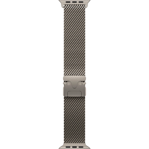 Смарт-часы Apple Watch Ultra 2 (2024) - 49 mm Natural Titanium case | ремешок Titanium Milanese Loop цвета Natural Titanium, размер S