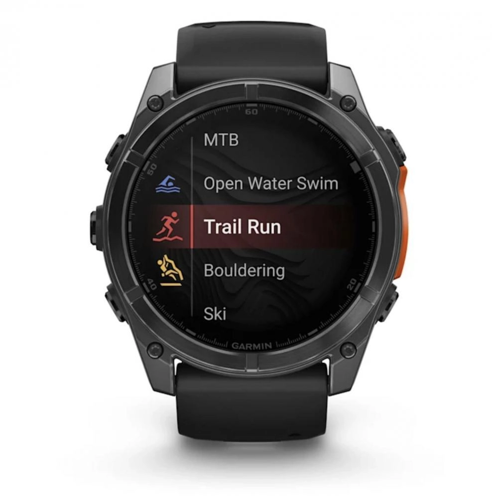 Смарт-часы Garmin Fenix 8 51mm Amoled (010-02905-00) Slate Gray with Black Silicone Band