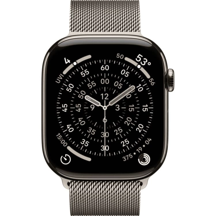 Смарт-часы Apple Watch S11 - 42 mm Titanium Natural case | Natural Milanese Loop