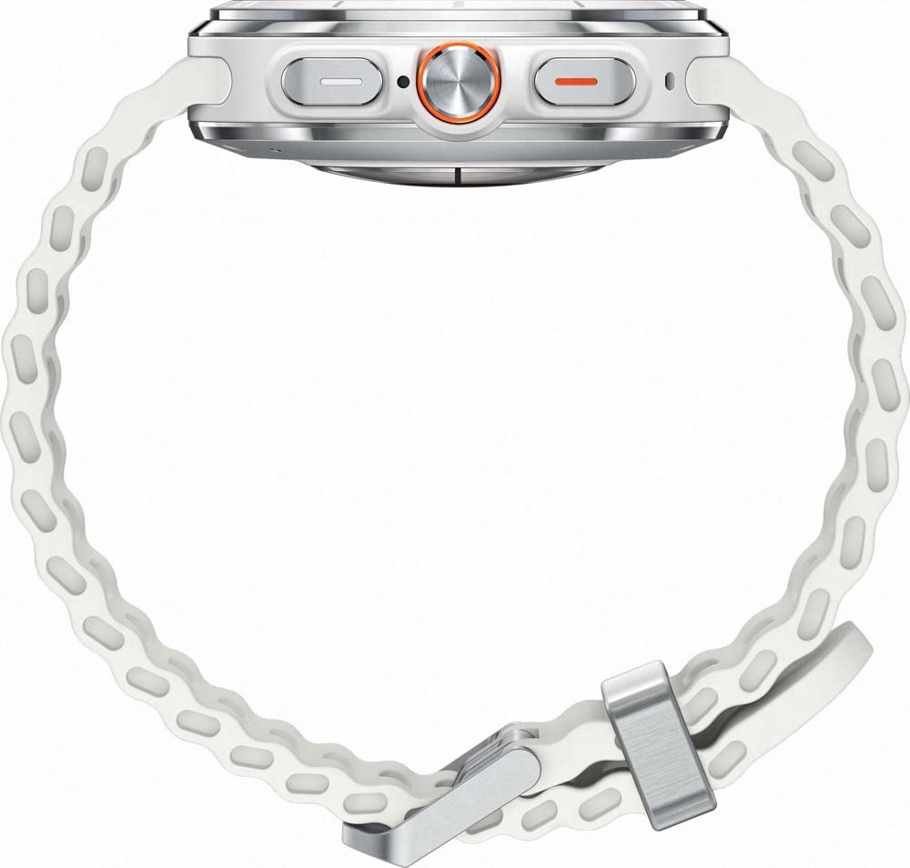 Смарт-часы Samsung Galaxy Watch Ultra (2024) - 47 mm (SM-L705) Titanium White (белый ремешок)