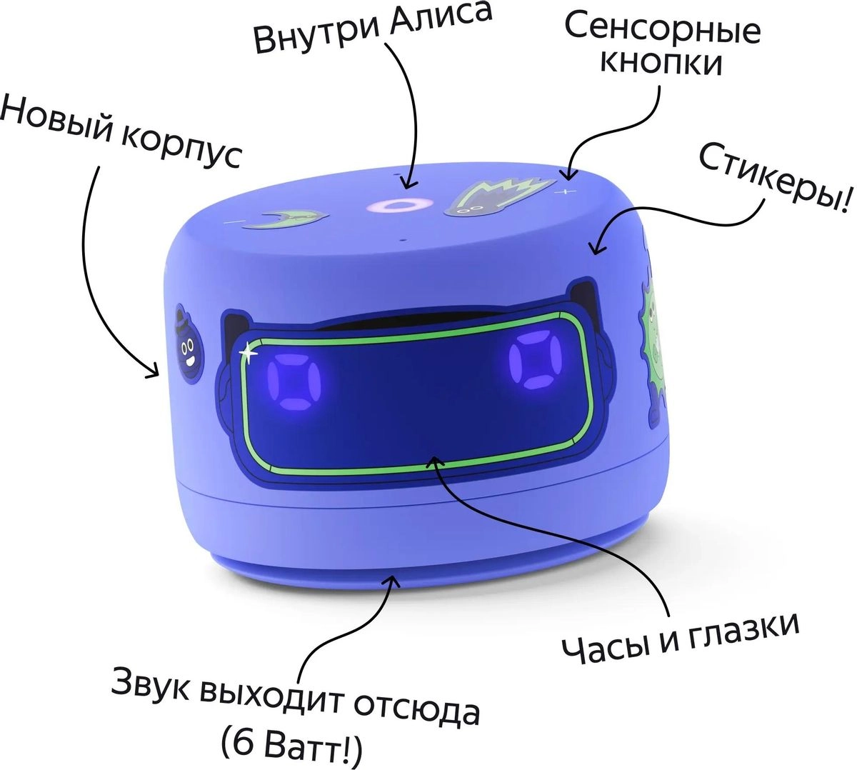 Умная колонка Яндекс станция лайт 2 - Фиолетовый