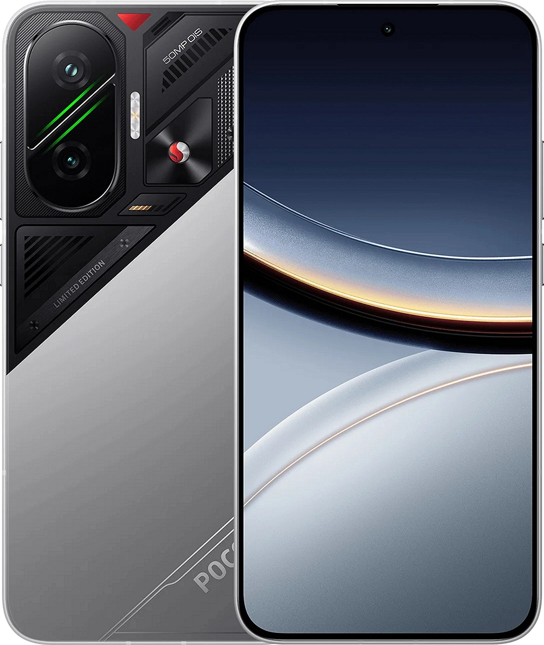 Смартфон Xiaomi Poco F7 | 12/256 ГБ (Серебристый | Silver)