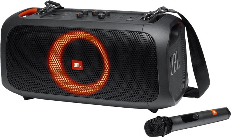 Беспроводная акустика JBL PartyBox On-The-Go (2 микрофона ), Black
