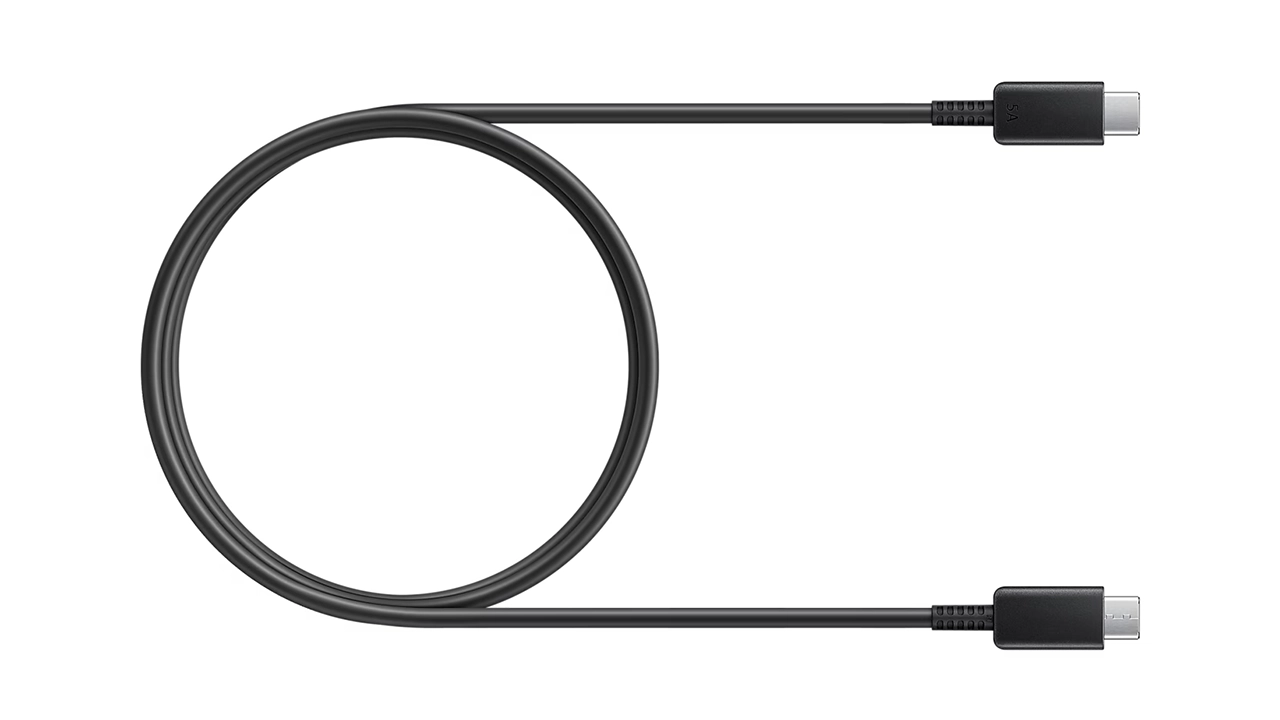 Кабель Samsung USB Type-C, 5А, 1,8 м, черный