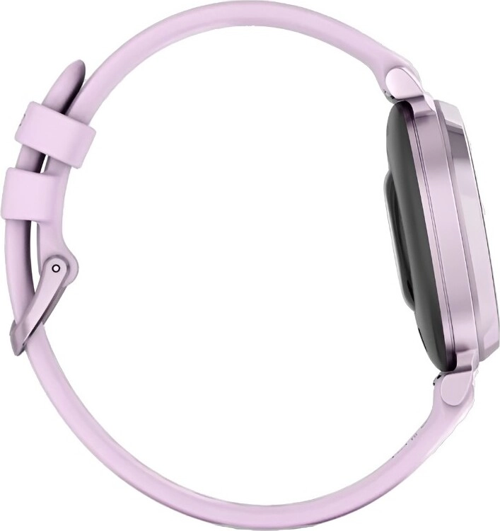 Смарт-часы Garmin Lily 2 - 35 mm, безель лилового цвета, лиловый силиконовый ремешок