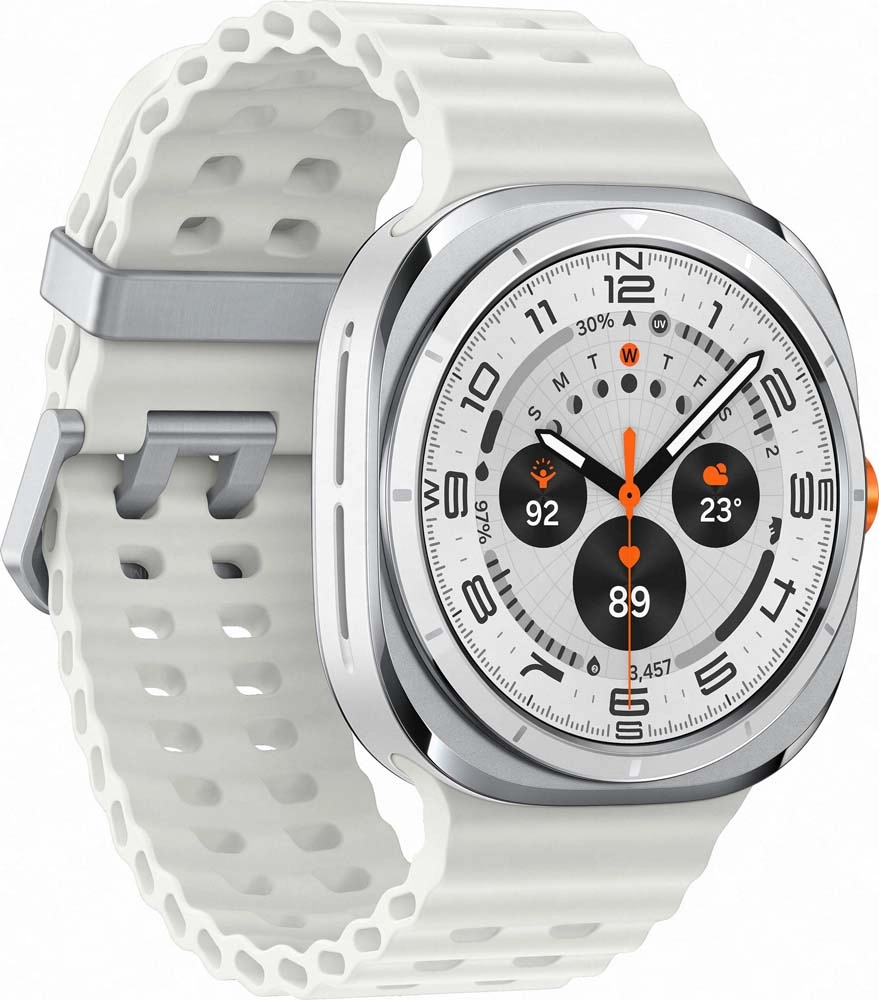 Смарт-часы Samsung Galaxy Watch Ultra (2025) - 47 mm (SM-L705) Titanium White (белый ремешок)
