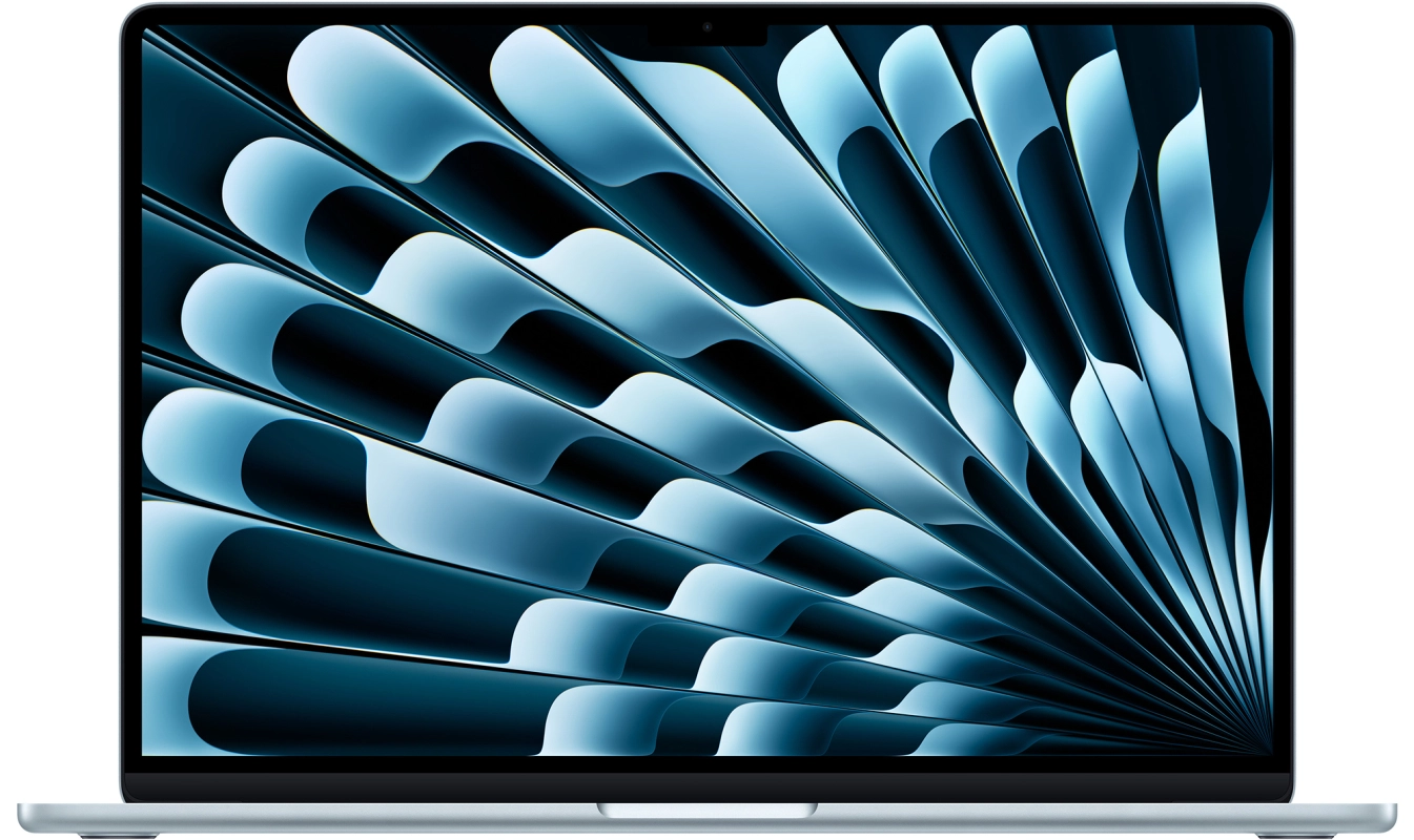 Ноутбук Apple MacBook Air 15" M4 (2025) 10C CPU-10C GPU, 16 ГБ RAM, 256 ГБ SSD, (Sky Blue | Голубое небо)