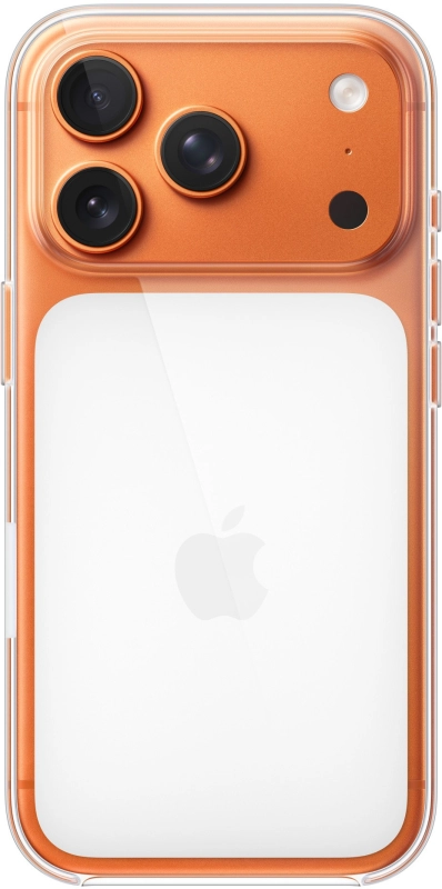 Чехол Apple для iPhone 17 Pro Max Silicone MagSafe, Прозрачный