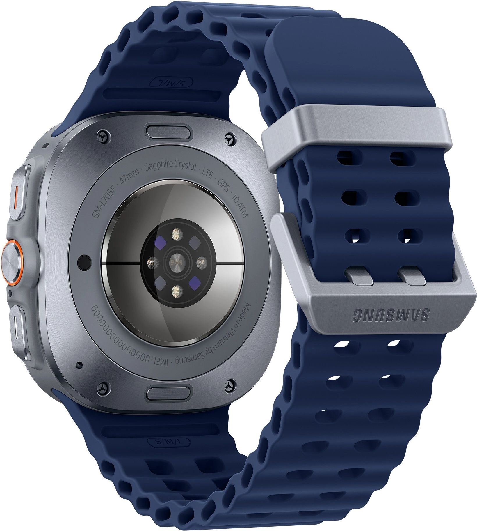 Смарт-часы Samsung Galaxy Watch Ultra (2025) - 47 mm (SM-L705) Titanium Blue (синий ремешок)
