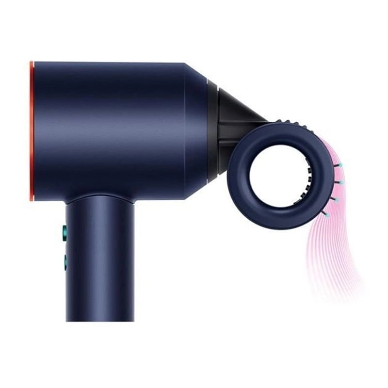 Фен Dyson Supersonic HD15, синий (Prussian Blue/Topaz Orange)