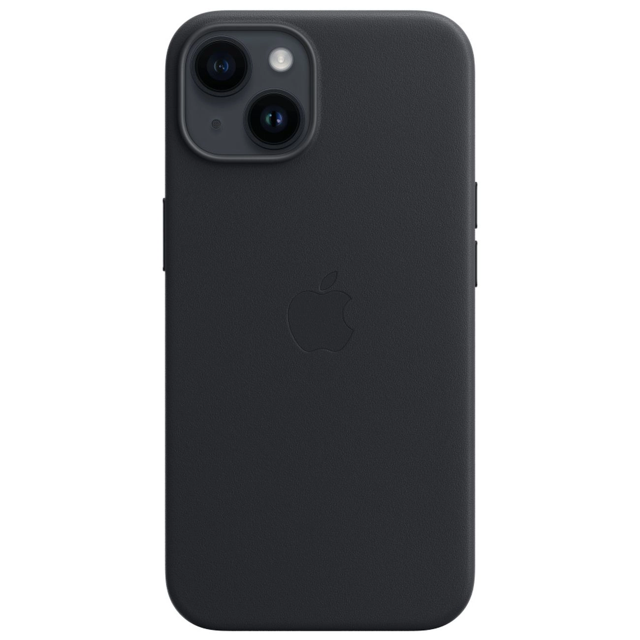 Чехол iPhone 14 Leather MagSafe Черный - MPP63