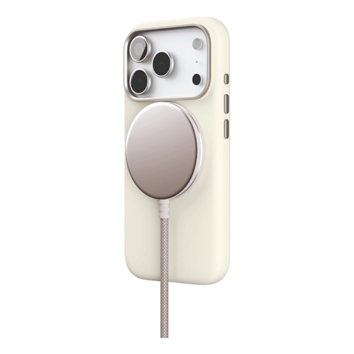 Чехол защитный VLP Aster Pro Case MagSafe для iPhone 17 Pro Max, Белый