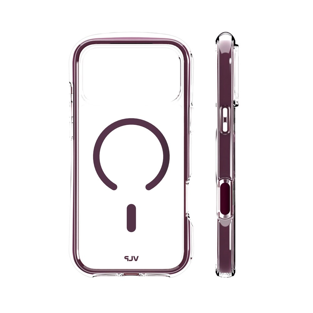Чехол VLP Bubble Case для iPhone 18 Pro Max, темно-вишневый