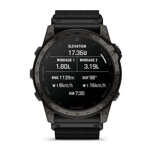 Смарт-часы Garmin Tactix 7 Amoled Edition - 51 mm, черный с черным нейлоновым ремешком