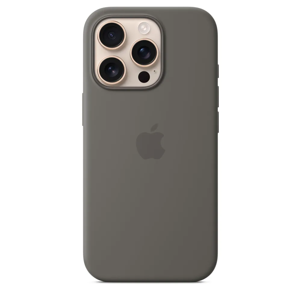 Чехол Apple для iPhone 16 Pro Silicone with MagSafe Stone Grey