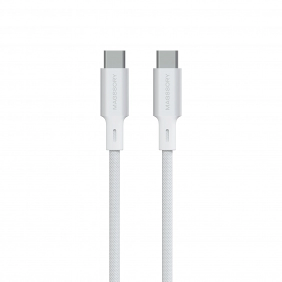 Магнитный кабель с утяжелителем Magssory Dice C, 2,4м White