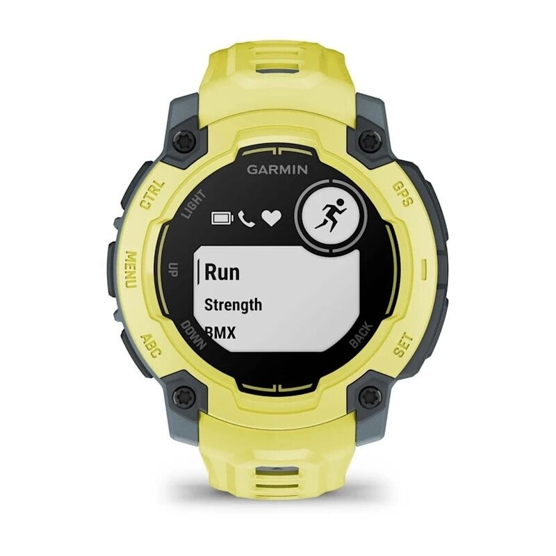 Смарт-часы Garmin Instinct E - 45 mm, Лаймовый, лаймовый силиконовый ремешок