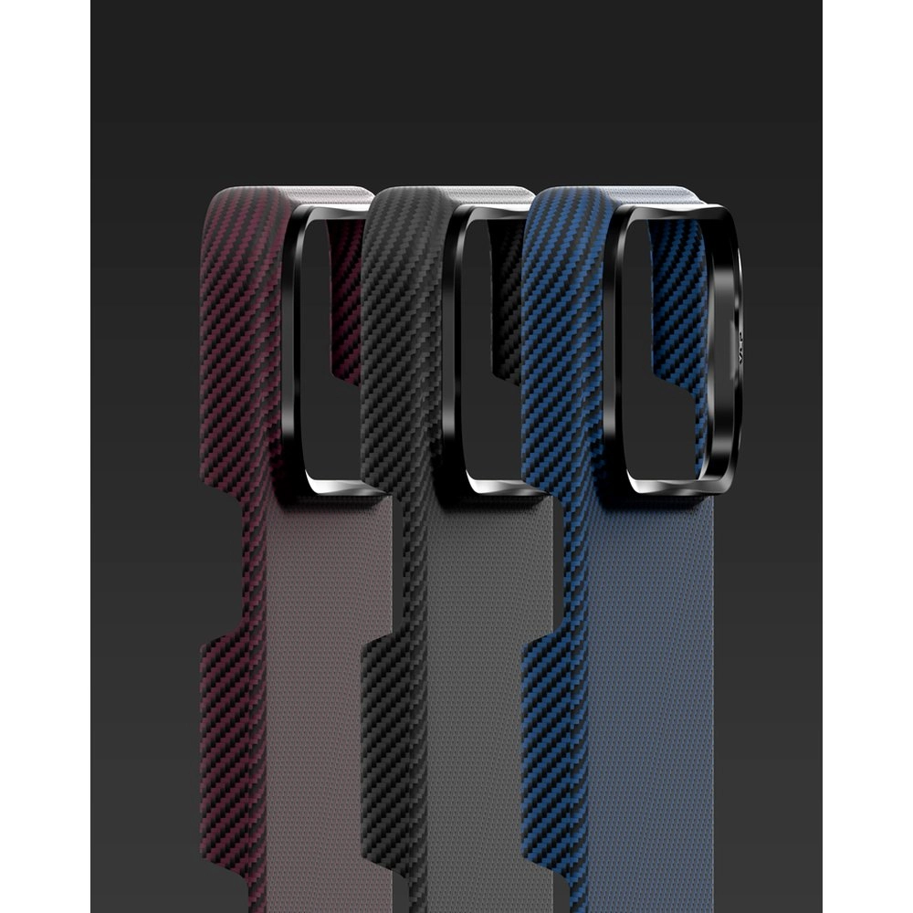 Чехол VLP Kevlar Case для iPhone 18 Pro, Темная Вишня