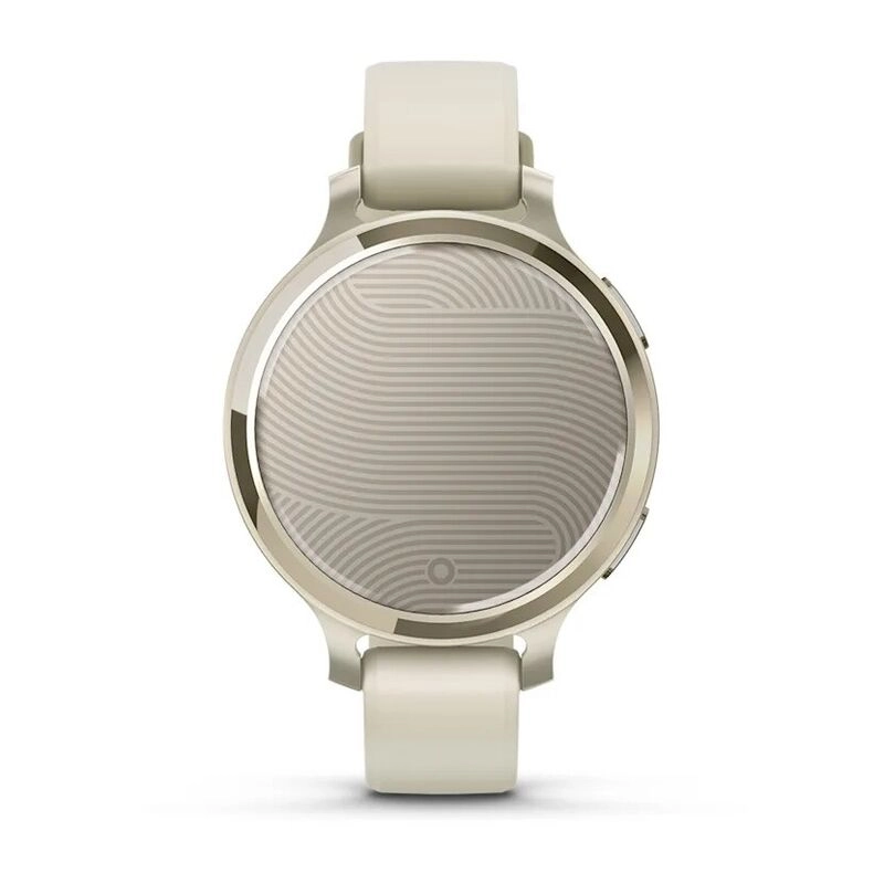 Смарт-часы Garmin Lily 2 Active - 38 mm, Золотисто-лунный безель, бежевый силиконовый ремешок