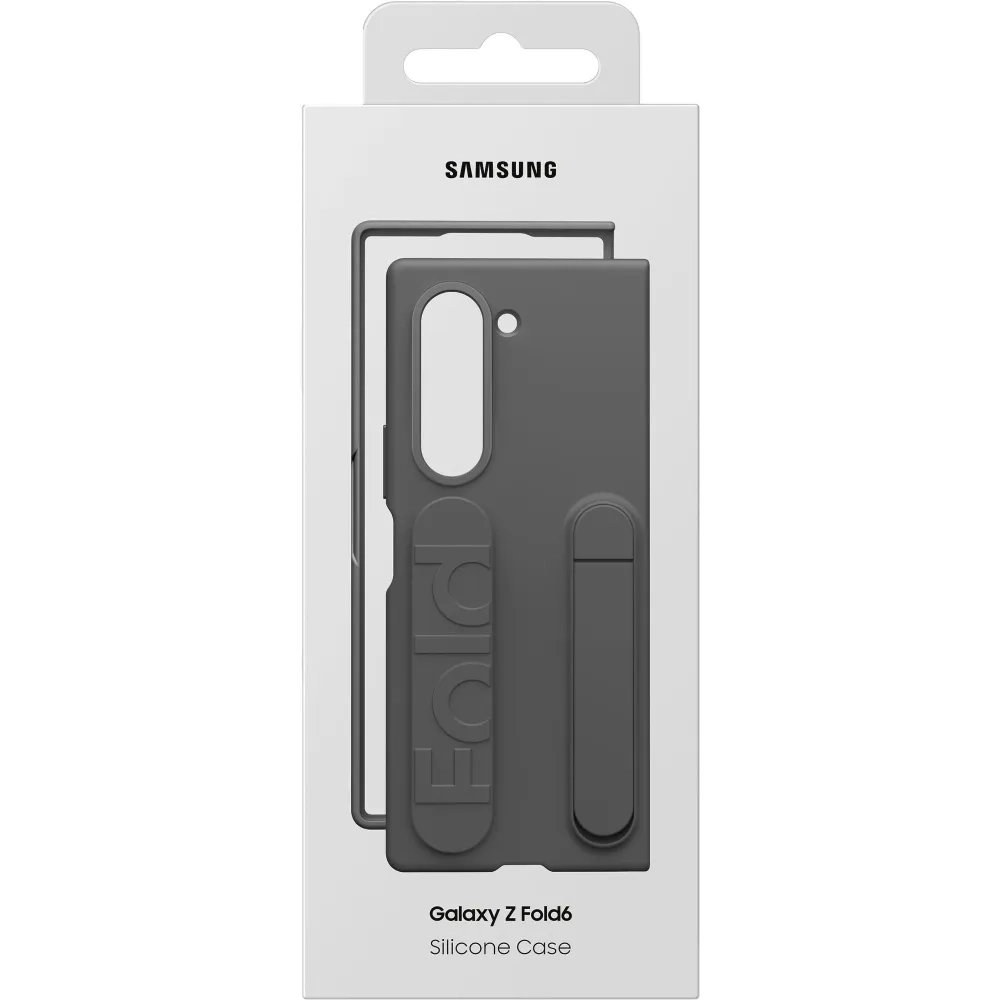 Чехол Samsung Silicone Case Z Fold6 Серый