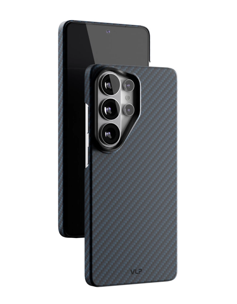 Чехол VLP Kevlar Case с поддержкой MagSafe для Samsung Galaxy S26 Ultra синий